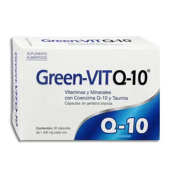 GREEN-VIT Q10 TAURINA Capsulas - c/30