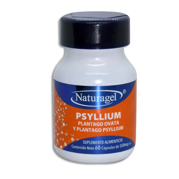 PSYLLIUM PLANTAGO OVATA Y PLANTAGO PSYLLIUM NATURAGEL Capsulas - c/60
