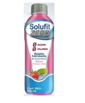SOLUFIT ZERO FRESA-KIWI Solucion - 500 ml
