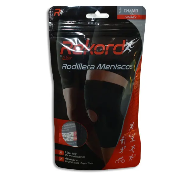 [729514000664] RODILLERA ELASTICA MENISCOS CHICA/MEDIANA REKORD Bolsa - 1 Pieza