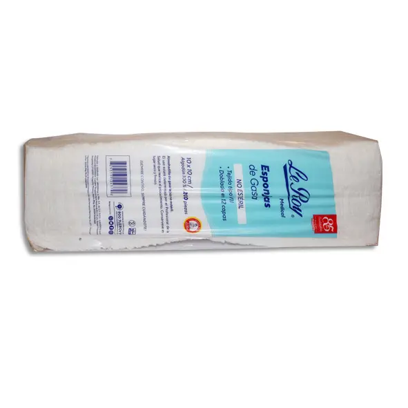 [729513104370] ESPONJAS DE GASA 10x10 12 CAPAS NO ESTERIL LEROY Pieza - c/200