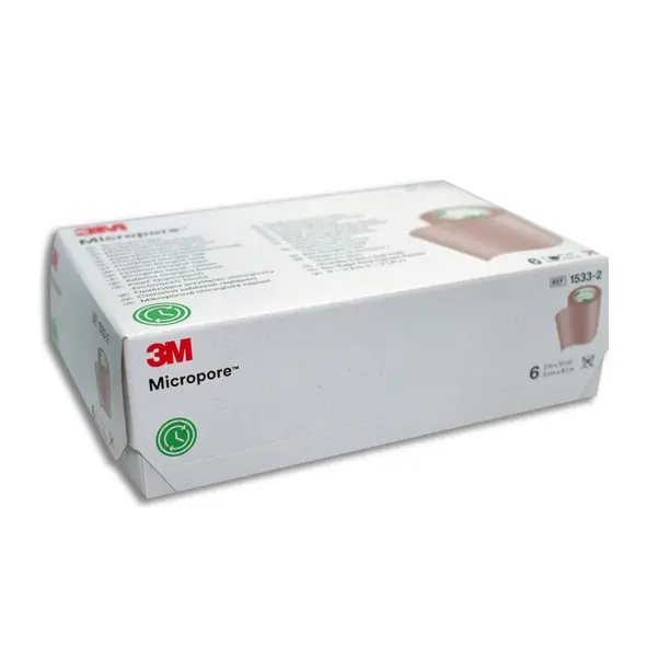 CINTA MICROPOROSA PIEL 3M 5CM Caja - c/6