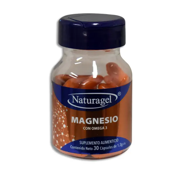 [7503051939136] MAGNESIO CON OMEGA 3 NATURAGEL Capsulas - c/30
