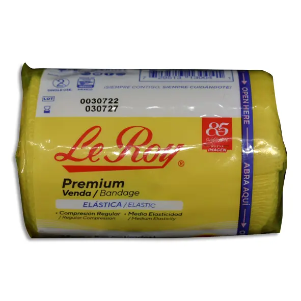 VENDA ELASTICA 7.5 CMS PREMIUM LEROY Bolsa - 1 Pieza