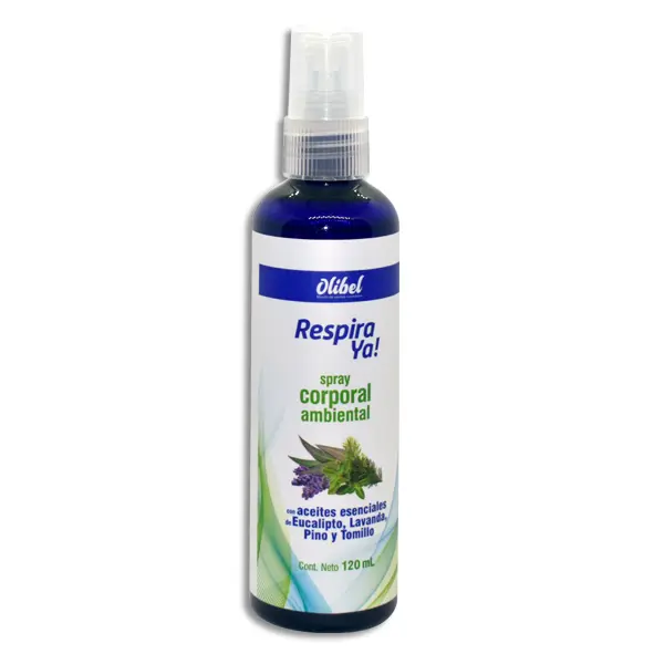 SPRAY DE ACEITE ESENCIALES DE EUCALIPTO, LAVANDA, PINO Y TOMILLO Atomizador - 120 ml
