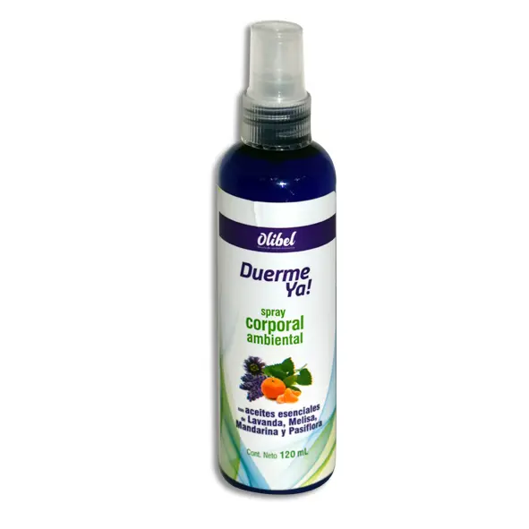 SPRAY DE ACEITES ESENCIALES LAVANDA, MELISA, MANDARINA Y PASIFLORA Atomizador - 120 ml