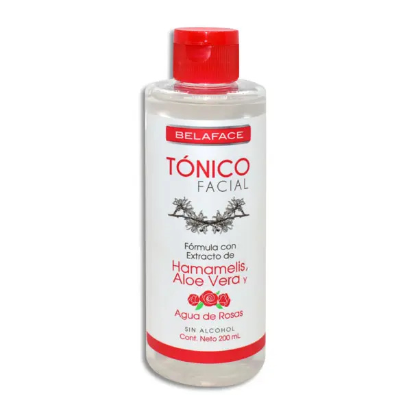 TONICO FACIAL HAMAMELIS, ALOE VERA Y AGUA DE ROSAS Frasco - 200 ml