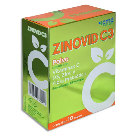 [7501590288234] ZINOVID C3 Sobres - c/10