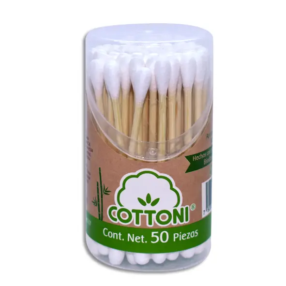 [7503014279750] APLICADORES DE ALGODON COTTONI Tarro - c/50