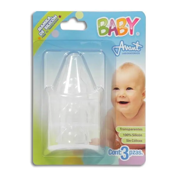 [7501361151279] MAMILA SILICON BABY AVANT  Blister - c/3