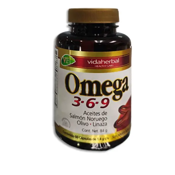 [7503181043031] OMEGA 3-6-9 VIDA HERBAL Capsulas - c/60