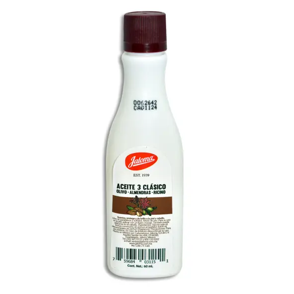 TRES ACEITES JALOMA Frasco - 60 ml