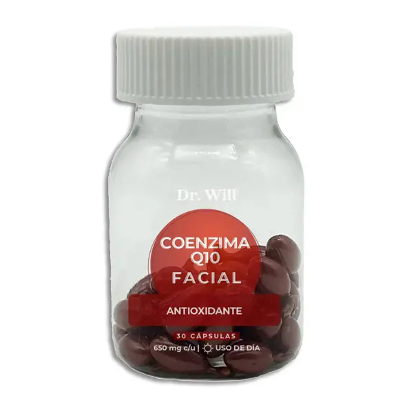 [7502299970710] COENZIMA Q10 FACIAL DR WILL Capsulas Blandas - c/30