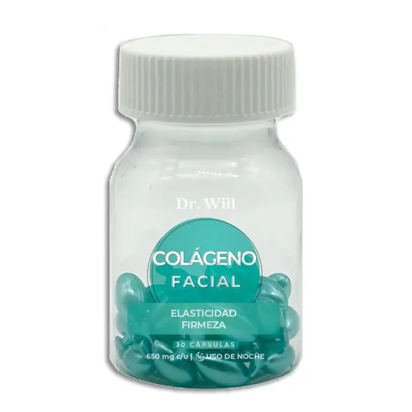 [7502299970765] COLAGENO FACIAL DR WILL Capsulas Blandas - c/30