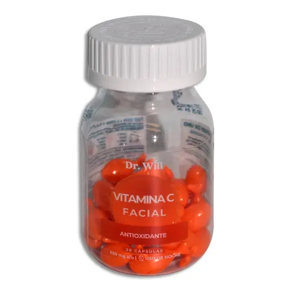 [7502299970741] VITAMINA C FACIAL DR WILL Capsulas Blandas - c/30