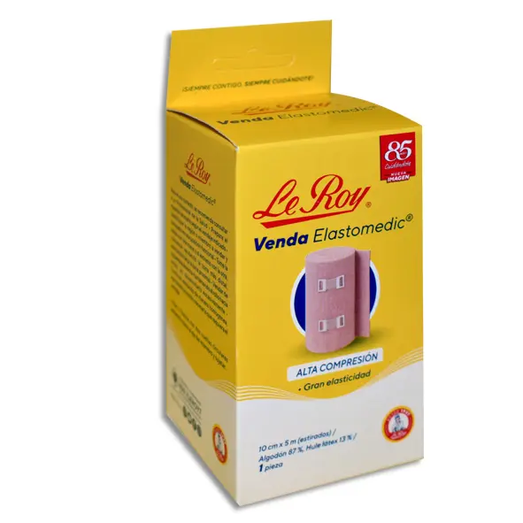 VENDA ELASTOMEDIC 10CMX5M LEROY Caja - 1 Pieza