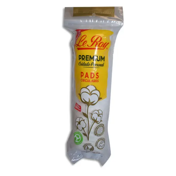 [729513107623] ALGODON FACIAL PREMIUM LEROY Tubo - c/100