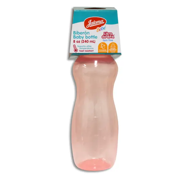 BIBERON SILUET ROSA 8OZ Pieza - 1 Pieza