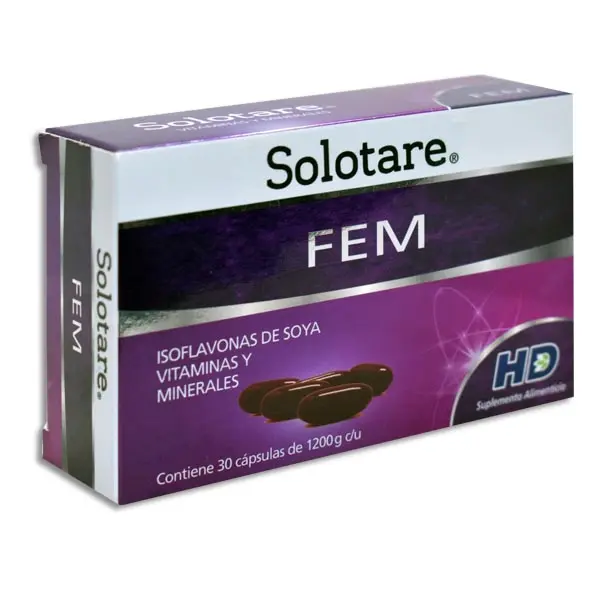 [7502008989088] SOLOTARE FEM Capsulas - c/30