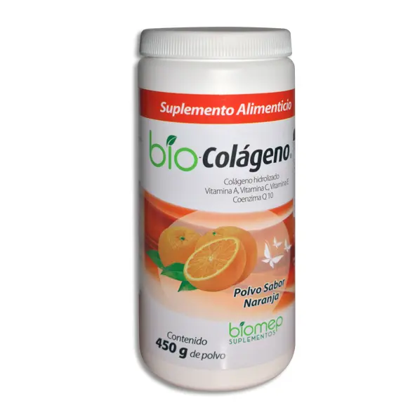 BIO COLAGENO NARANJA FRASCO Polvo - 450 g