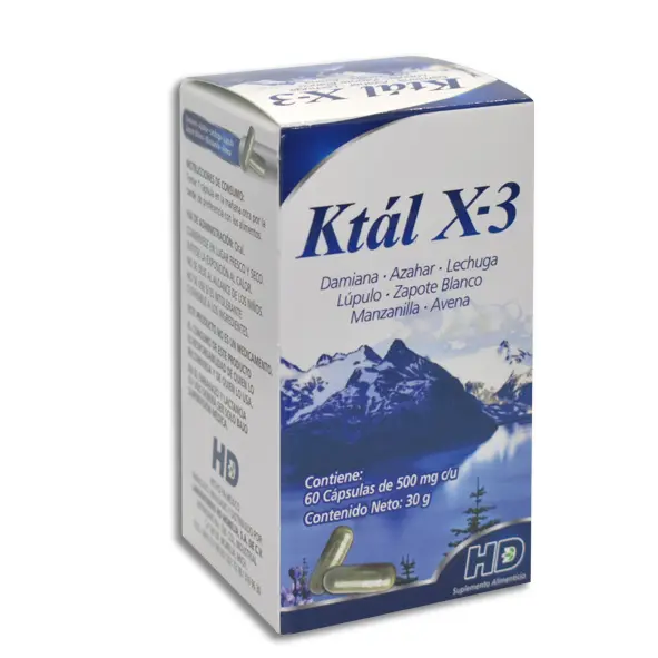 [7502008986643] KTAL X-3 Capsulas - c/60