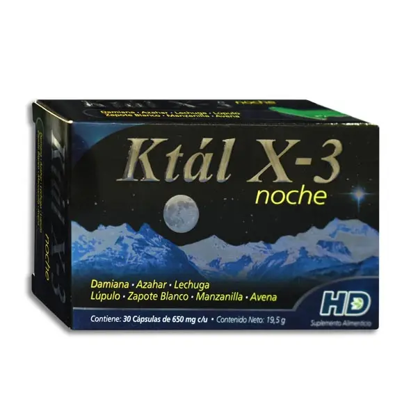 [7502008988227] KTAL X-3 NOCHE  Capsulas - c/30