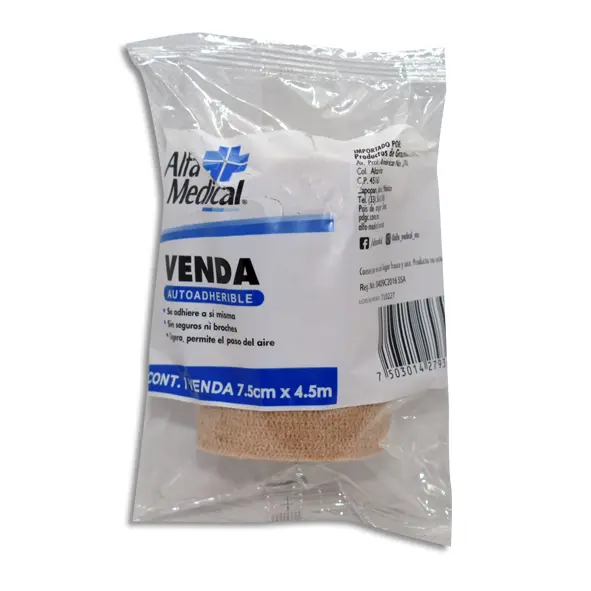 [7503014279347] VENDA AUTOADHERENTE 7.5CMX4.5MT Bolsa - 1 Pieza