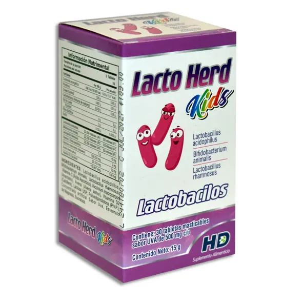 LACTO HERD KIDS Tabletas Masticables - c/30