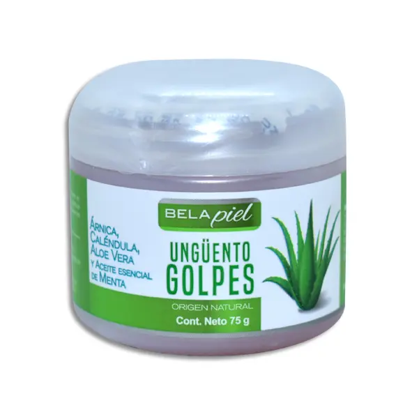 UNGUENTO GOLPES CON ARNICA, CALENDULA, ALOE VERA Y ACEITE  DE  MENTA B Tarro - 75 g