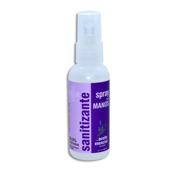 SANITIZANTE SPRAY PARA MANOS LAVANDA BELABEL Solucion Spray - 60 ml