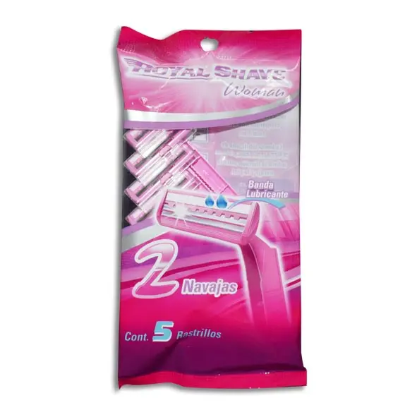 [7503014279057] RASTRILLO ROYAL SHAVE WOMAN 2 NAVAJAS Bolsa - c/5