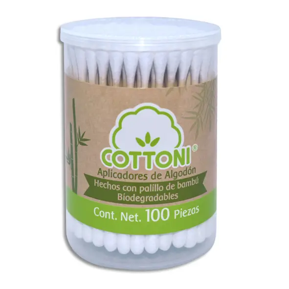 APLICADORES DE ALGODON COTTONI Tarro - c/100