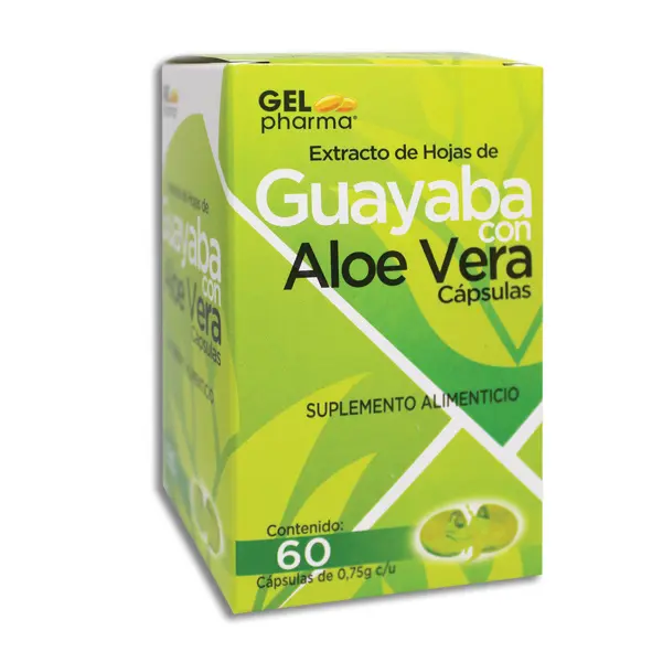 GUAYABA ALOE VERA GELPHARMA Capsulas - c/60