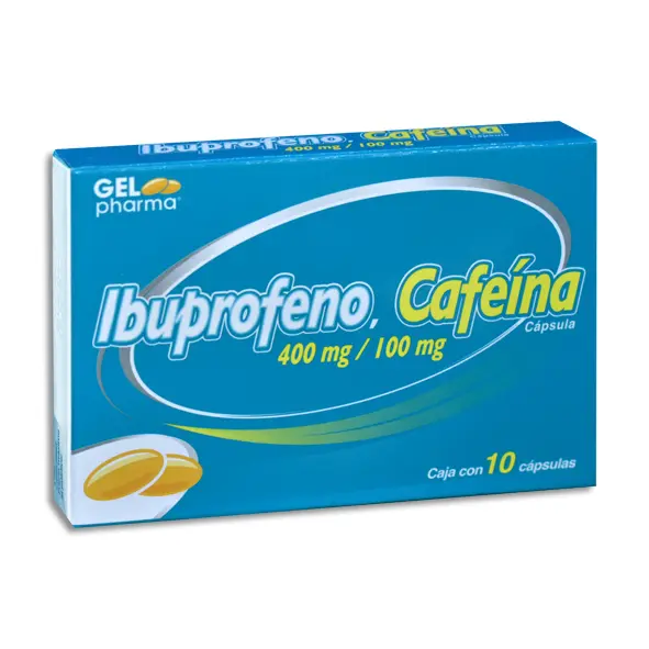 [7501478316813] IBUPROFENO-CAFEINA GELPHARMA Capsulas - c/10