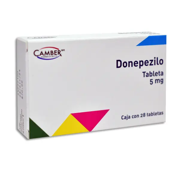 [7506442701817] DONEPEZILO 5MG CAMBER Tabletas - c/28