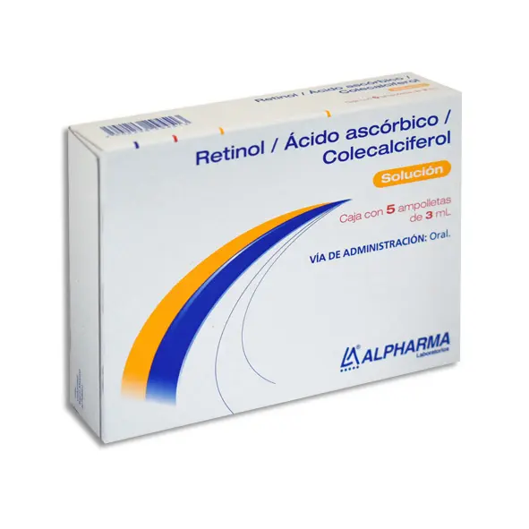 VITAMINAS A C D ALPHARMA Solucion Ingerible - c/5