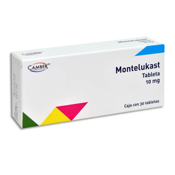 [7506442701862] MONTELUKAST 10MG CAMBER Tabletas - c/30