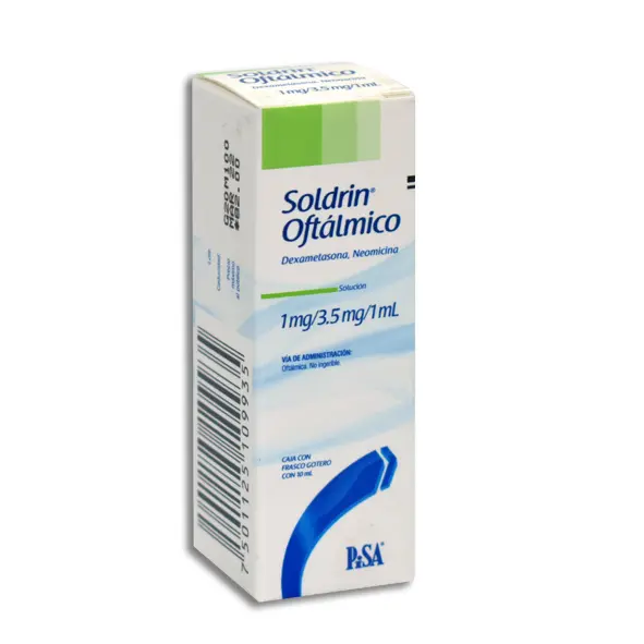 [7501125109935] SOLDRIN OFTALMICO Solucion Gotas - 10 ml