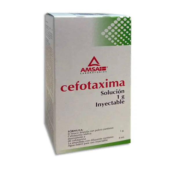 [7501349022133] CEFOTAXIMA 1GR IV AMSA Solucion Inyectable - c/1