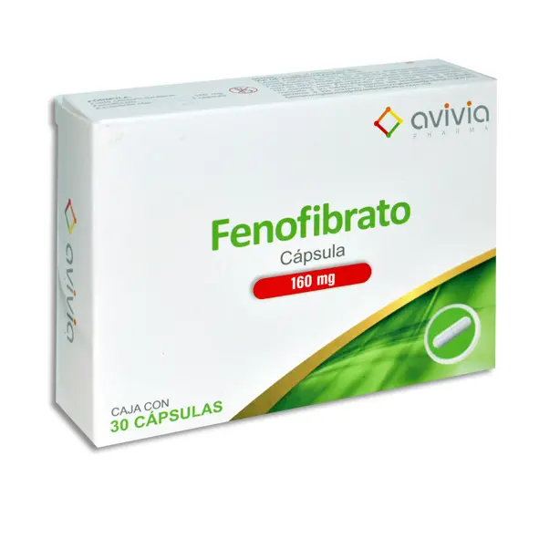 [7503049078052] FENOFIBRATO AVIVIA Capsulas - c/30