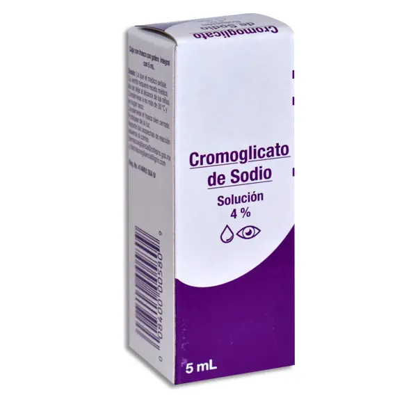 [008400005809] CROMOGLICATO DE SODIO 4% GRIN Solucion Gotas - 5 ml