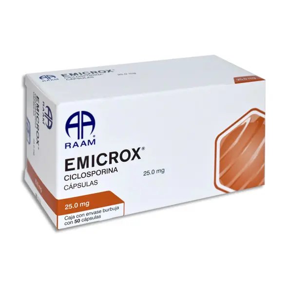 EMICROX 25MG Capsulas - c/50