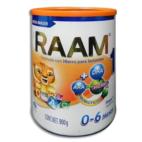 [7501468143801] LECHE RAAM 1 Lata - 900 g