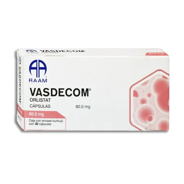 VASDECOM 60MG Capsulas - c/30