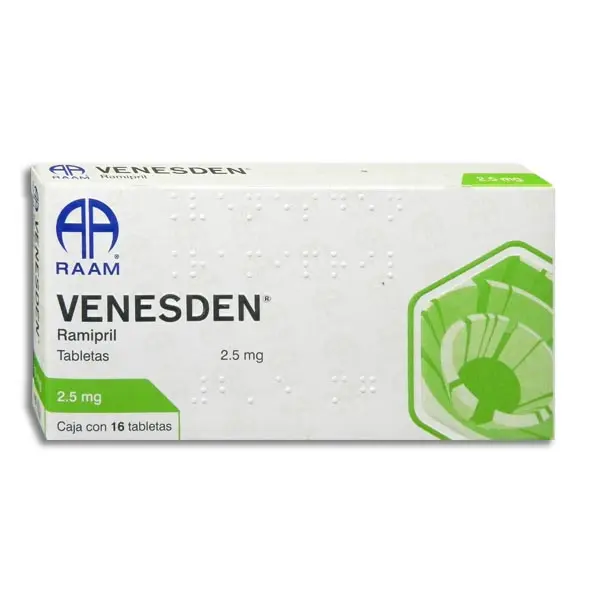 VENESDEN 2.5MG Tabletas - c/16