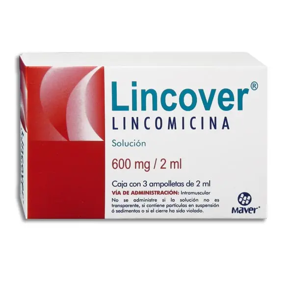 [7502009740848] LINCOVER 600MG Solucion Inyectable - c/3