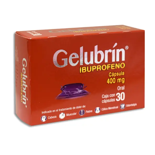 GELUBRIN 400MG Capsulas - c/30