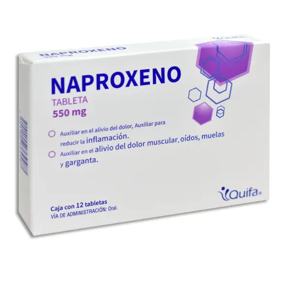 [7501109764587] NAPROXENO SODICO QUIMICA Y FARMACIA Tabletas - c/12