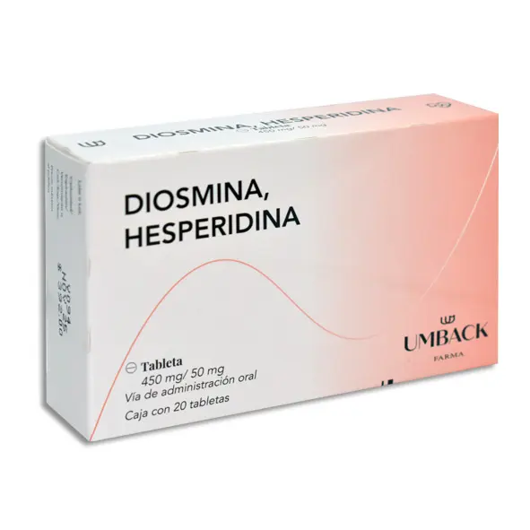 [7500464881724] DIOSMINA , HESPERIDINA UMBACK Tabletas - c/20