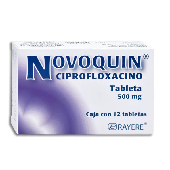 NOVOQUIN 500MG Tabletas - c/12